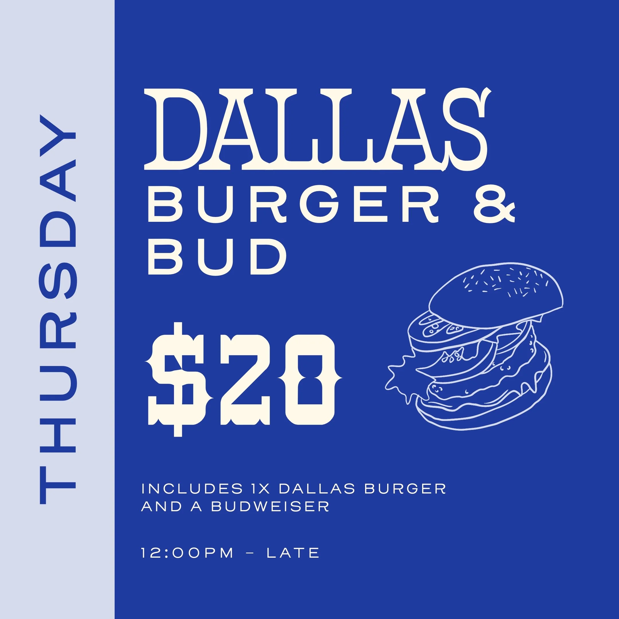 Burger & Bud Thursdays