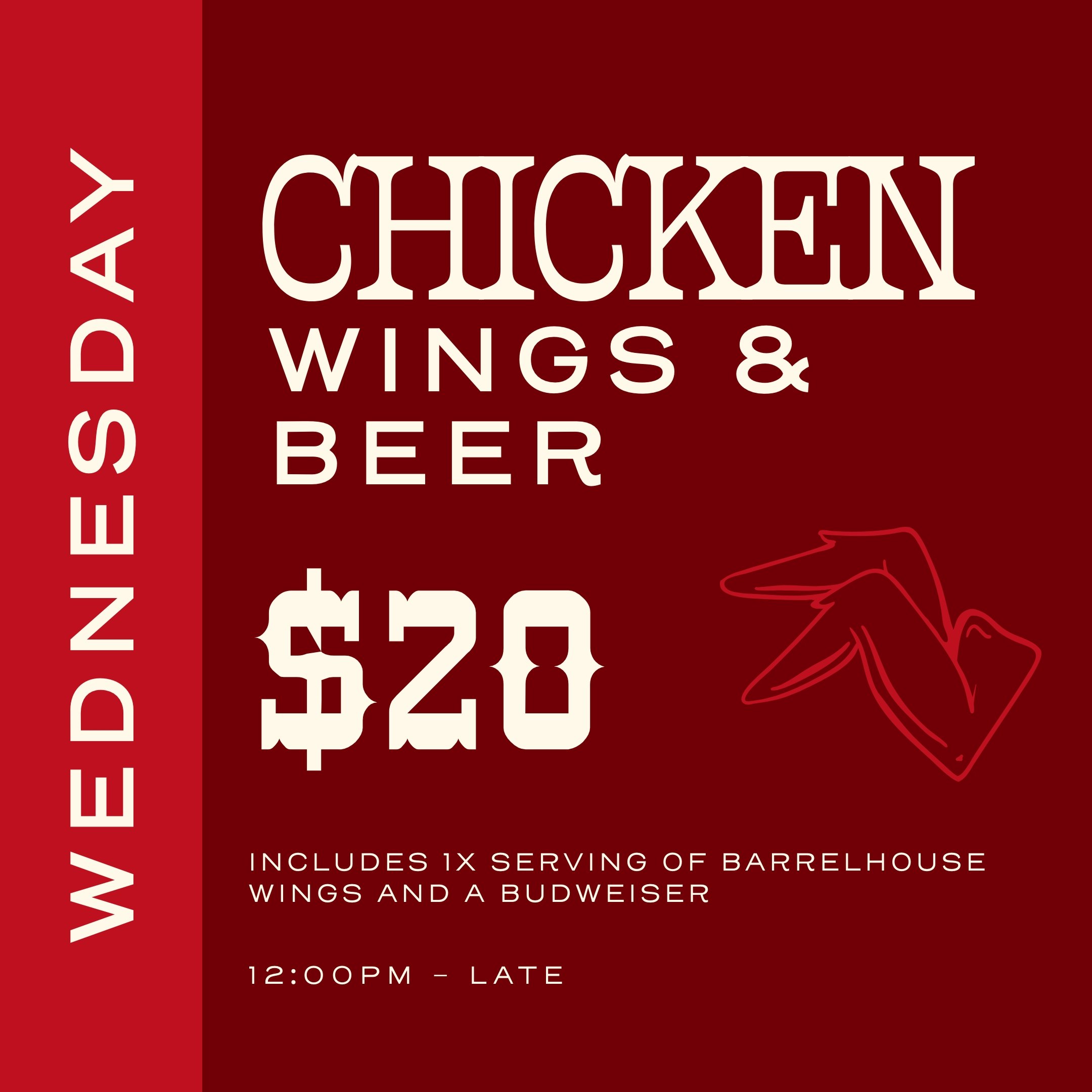 Wings & Beer Wednesday